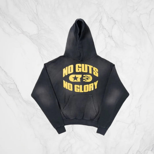 • HELLSTR NO GUTS NO GLORY *BLACK* CLOTHING 🏷️